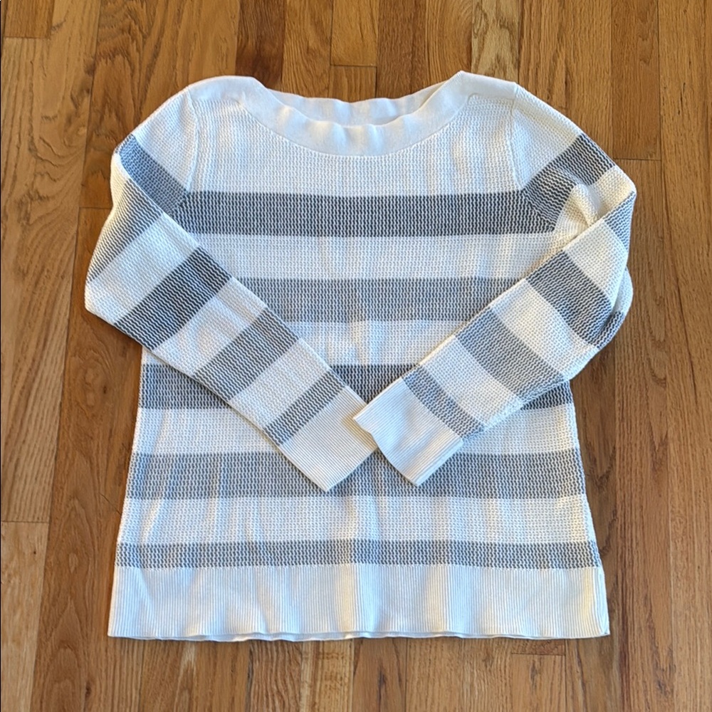 Market & Spruce Striped Knit Sweater, Size XL